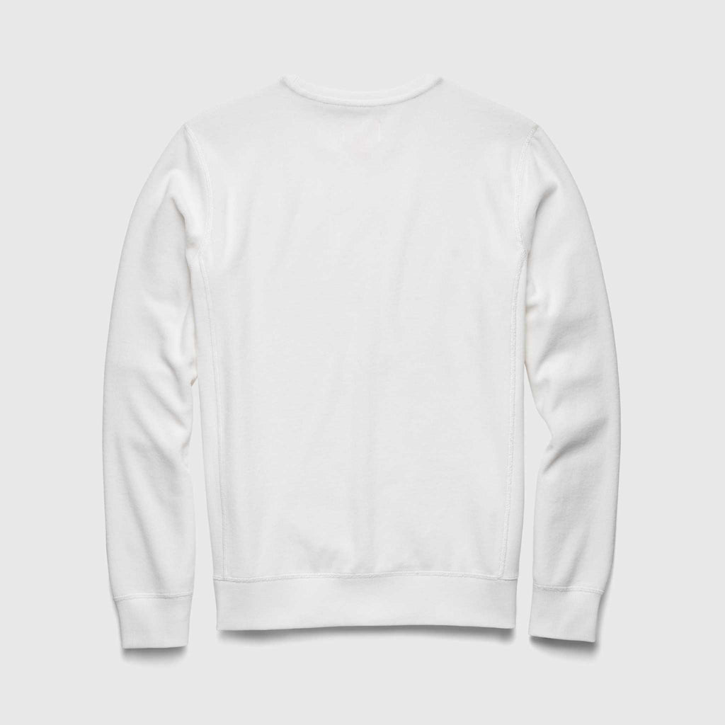 Butch Terry Crewneck - Brilliant White - WonderingCloth