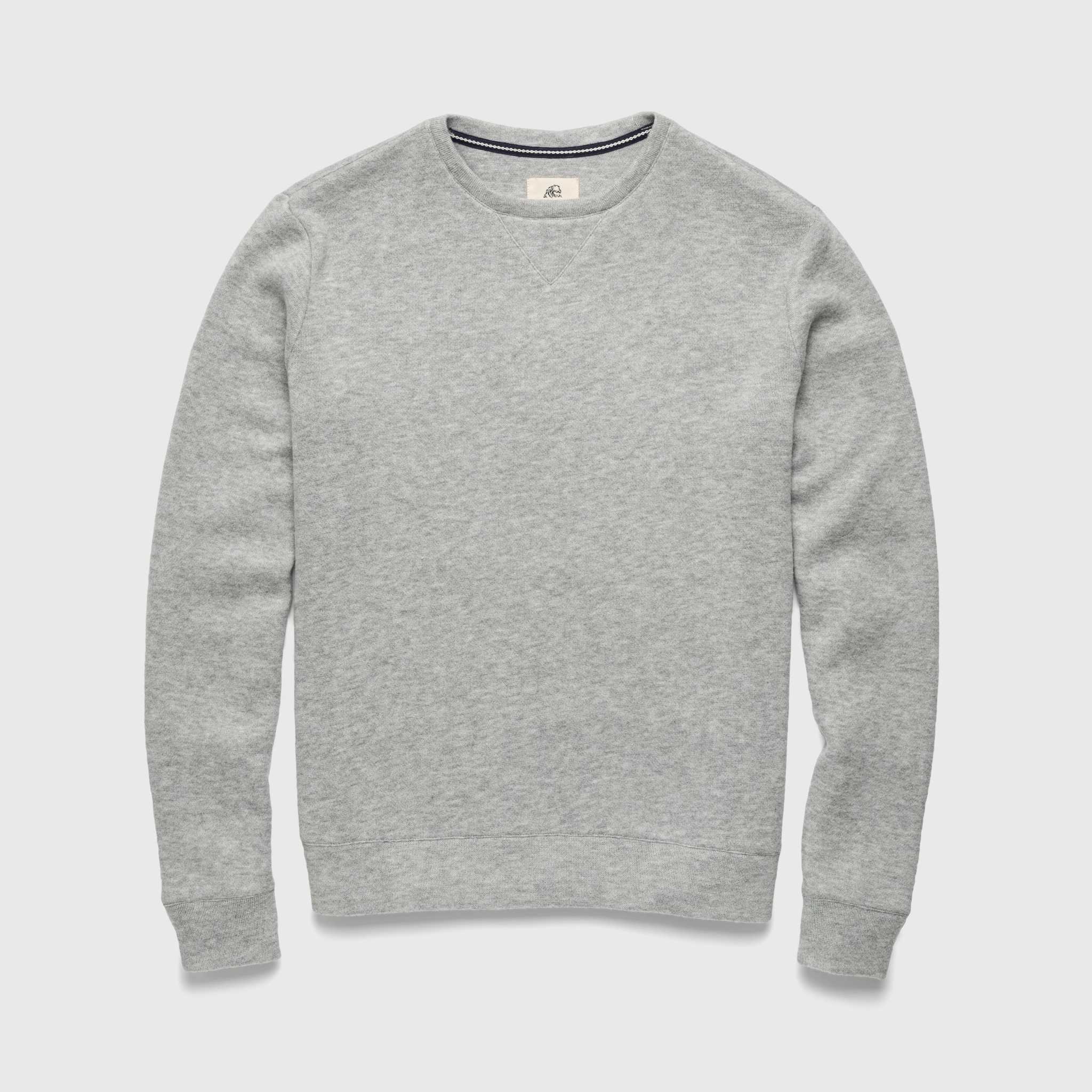 Butch Cashmist Crewneck - Heather Grey - WonderingCloth