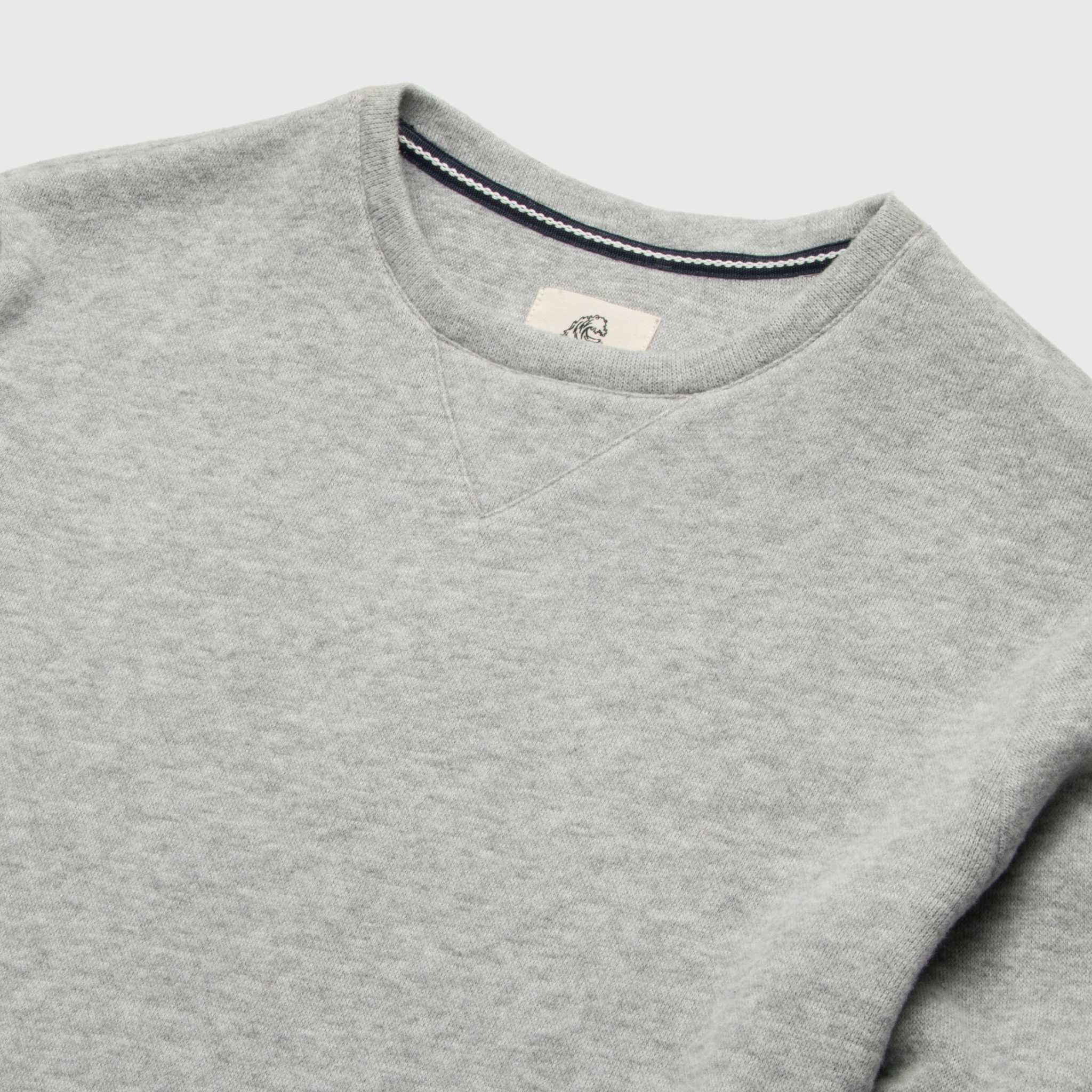 Butch Cashmist Crewneck - Heather Grey - WonderingCloth