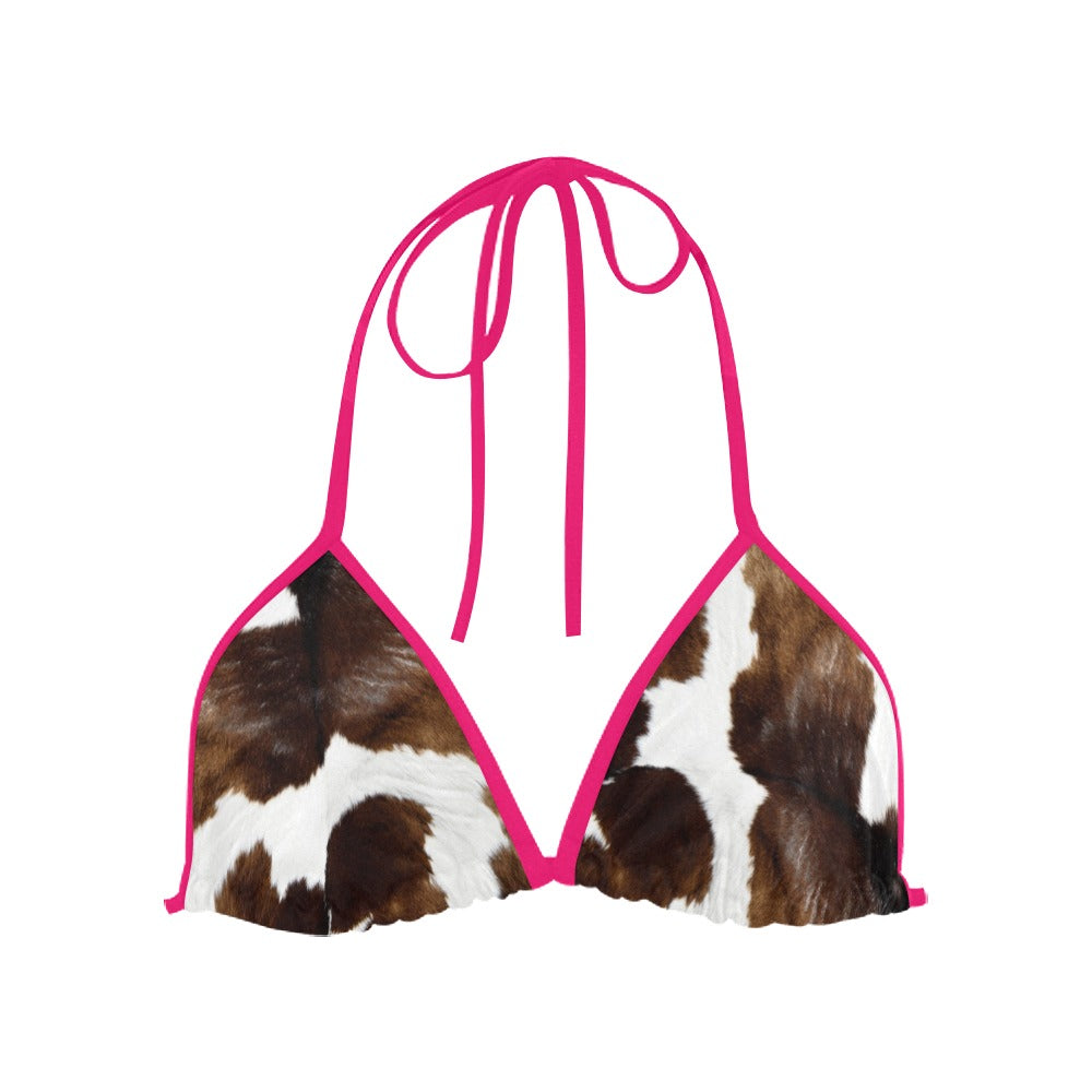 Cow Print Bikini Tops/Bottoms Sold Separately