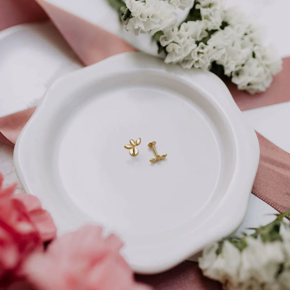 Lotus Flat Back Studs - WonderingCloth