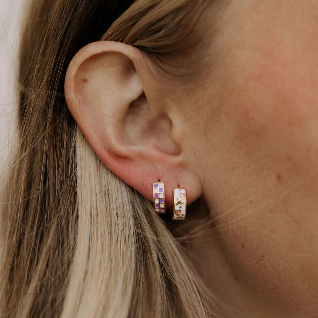 Eloise Tea Cup Hoops - WonderingCloth