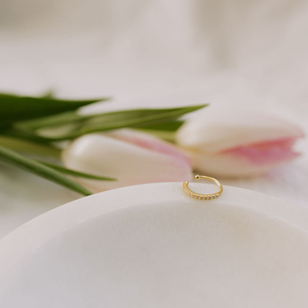 Jane Diamond Ear Cuff - WonderingCloth