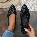 Women’s Pointed-Toe Flat Casual Shoes – Stylish Everyday Sneakers - WonderingCloth