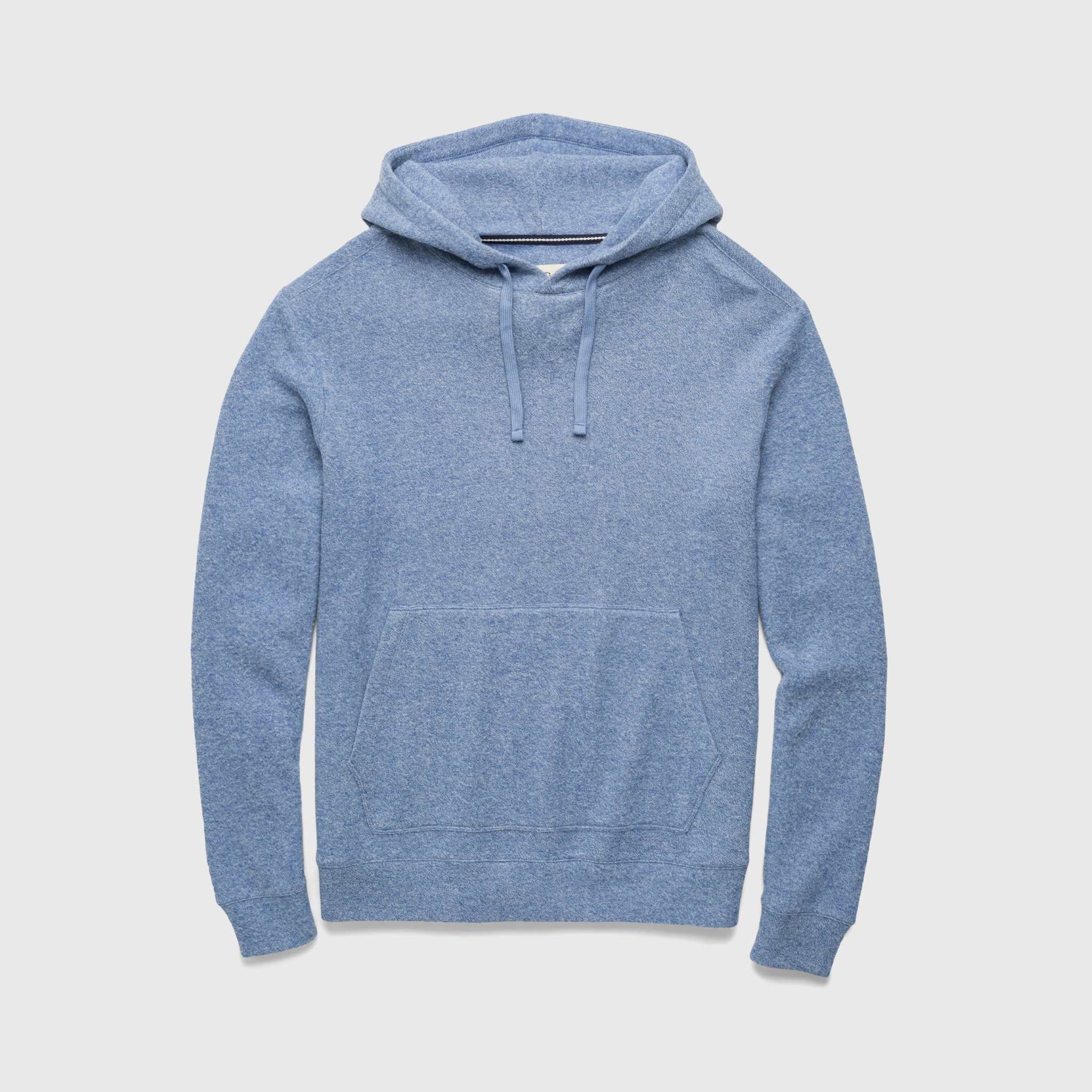 Justin Cashmist Fleece Hoodie - Blue Heather - WonderingCloth