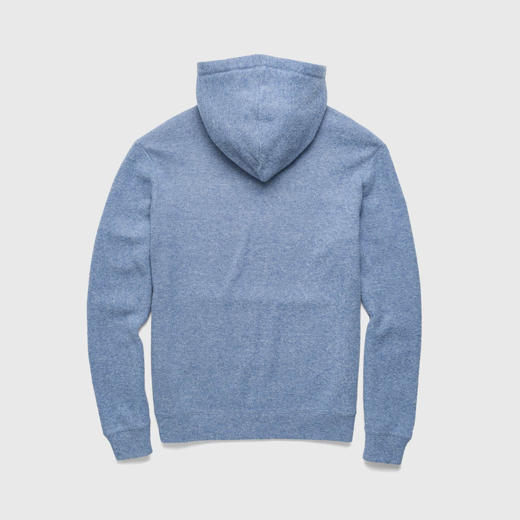 Justin Cashmist Fleece Hoodie - Blue Heather - WonderingCloth