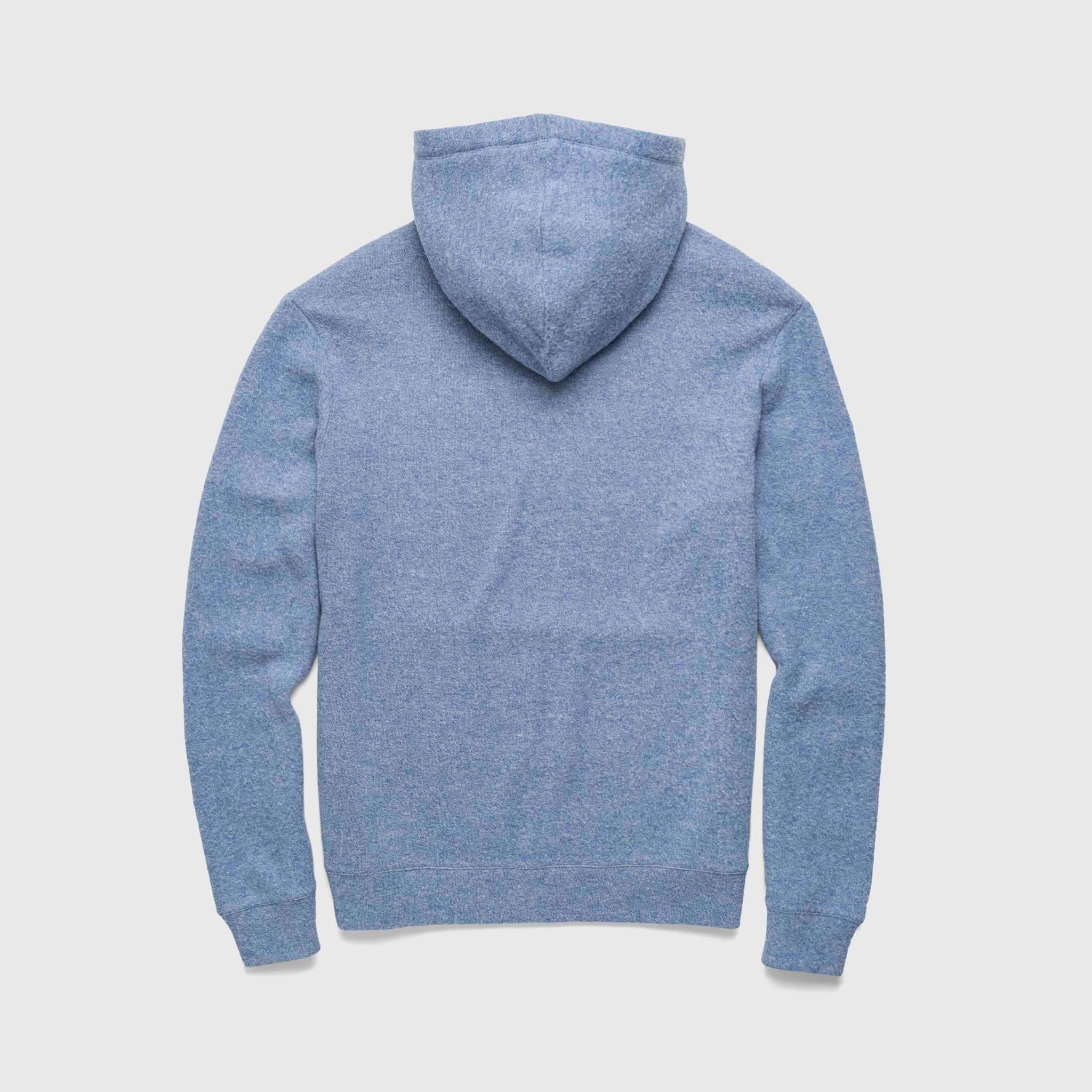 Justin Cashmist Fleece Hoodie - Blue Heather - WonderingCloth