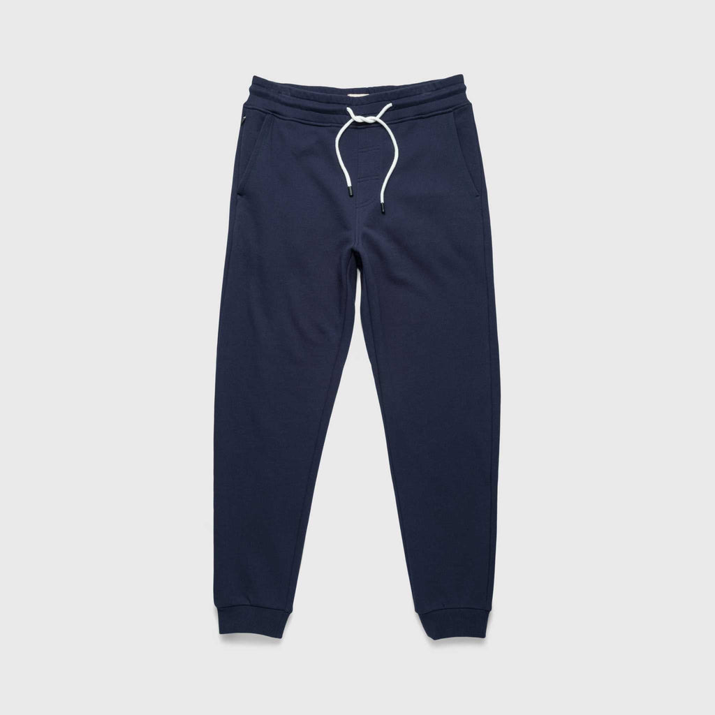 Dune Drawstring Terry Jogger - Navy Blazer - WonderingCloth