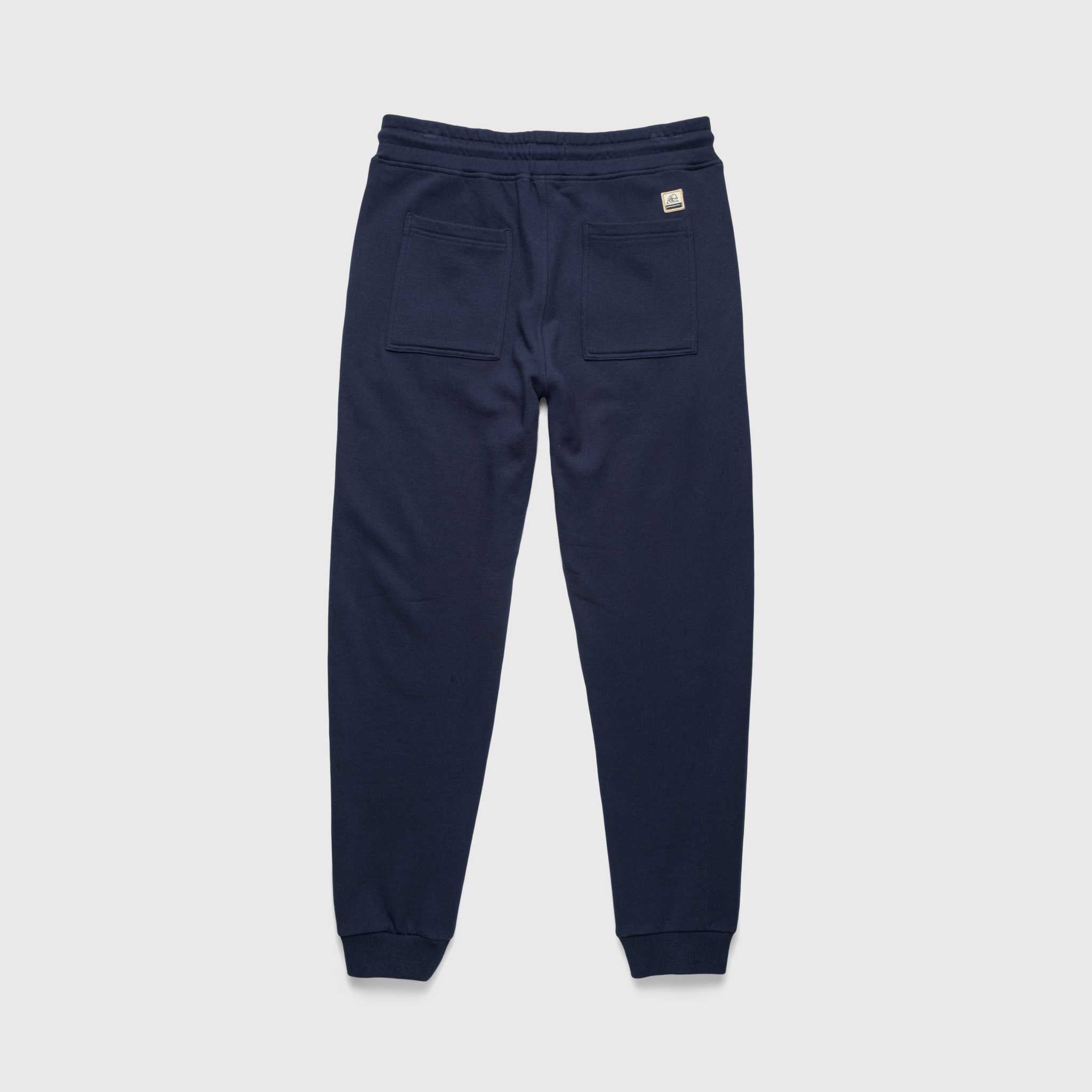 Dune Drawstring Terry Jogger - Navy Blazer - WonderingCloth