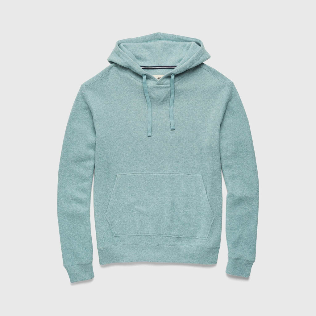 Justin Cashmist Fleece Hoodie - Aqua Heather - WonderingCloth