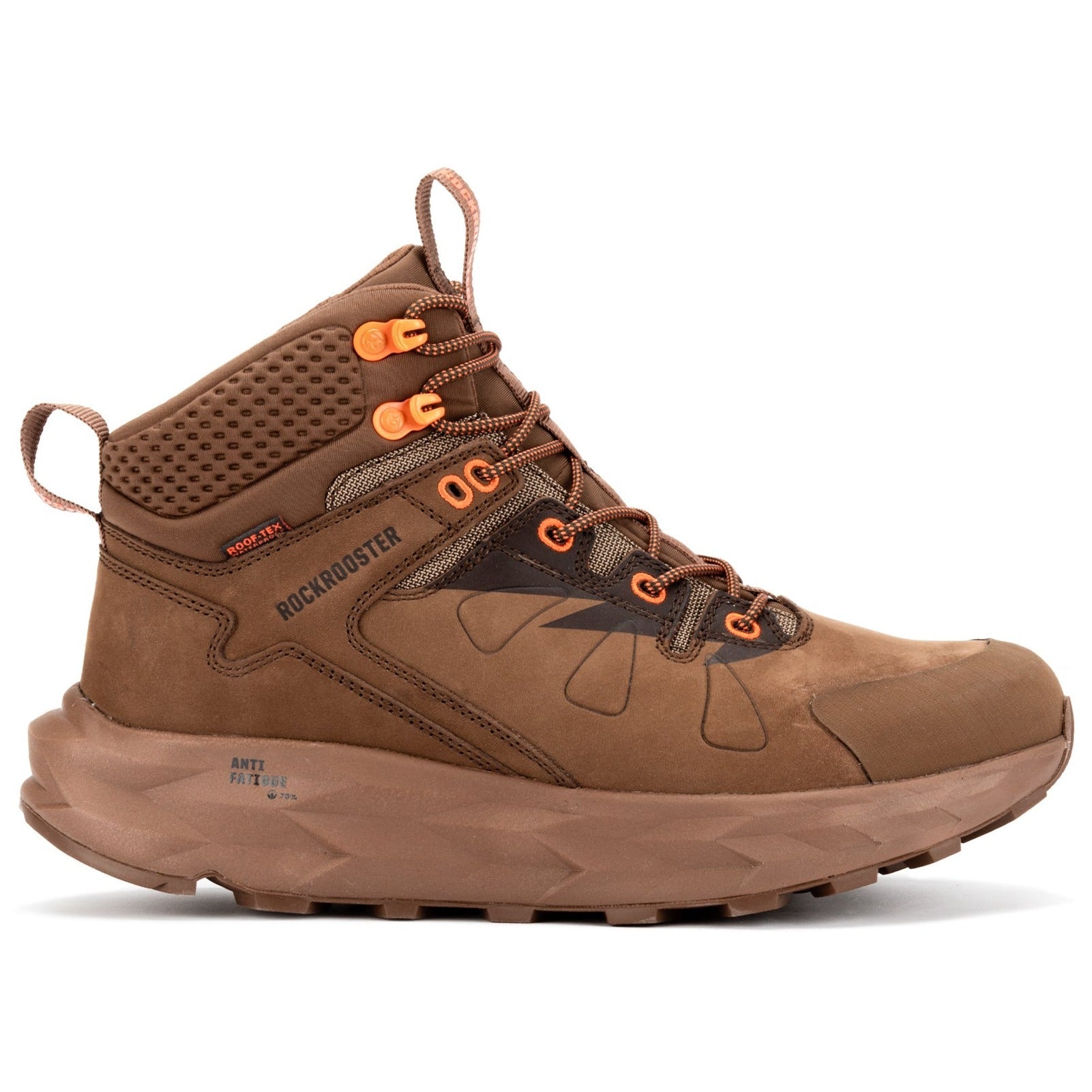 ROCKROOSTER Farmington Brown 6 Inch Waterproof Hiking Boots with VIBRAM® Outsole  OC21031 - WonderingCloth