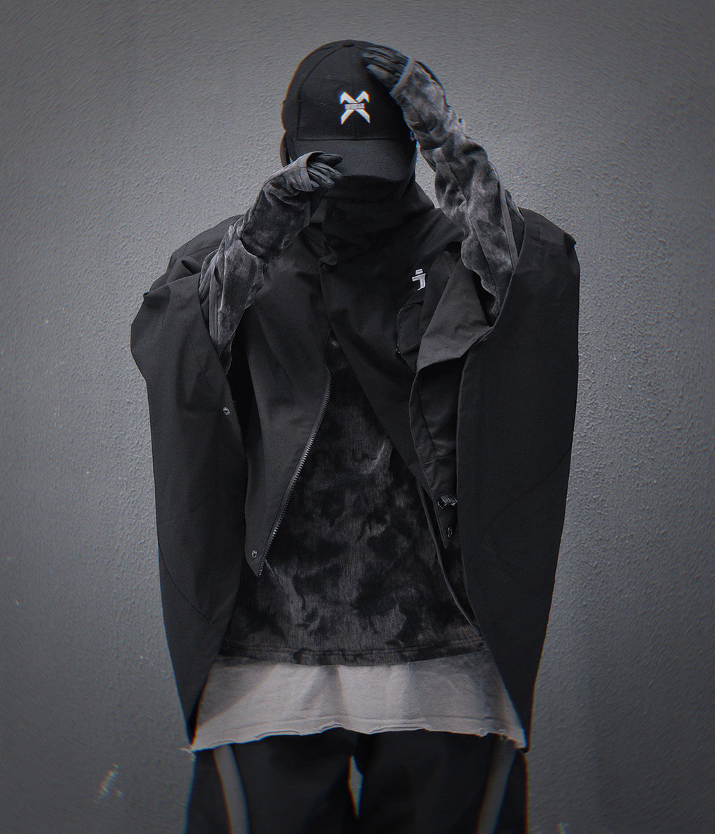 HiJ40 Black I-Tech Poncho