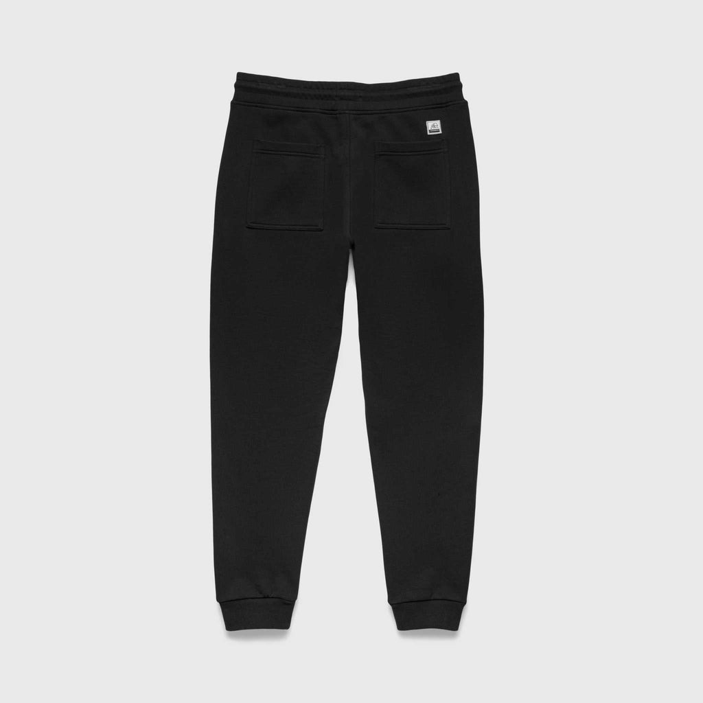Dune Drawstring Terry Jogger - Black - WonderingCloth