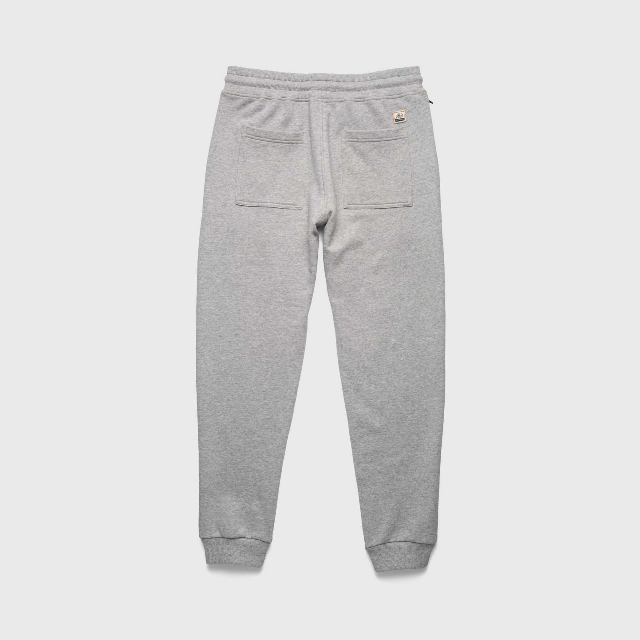 Dune Drawstring Terry Jogger - Heather Grey - WonderingCloth