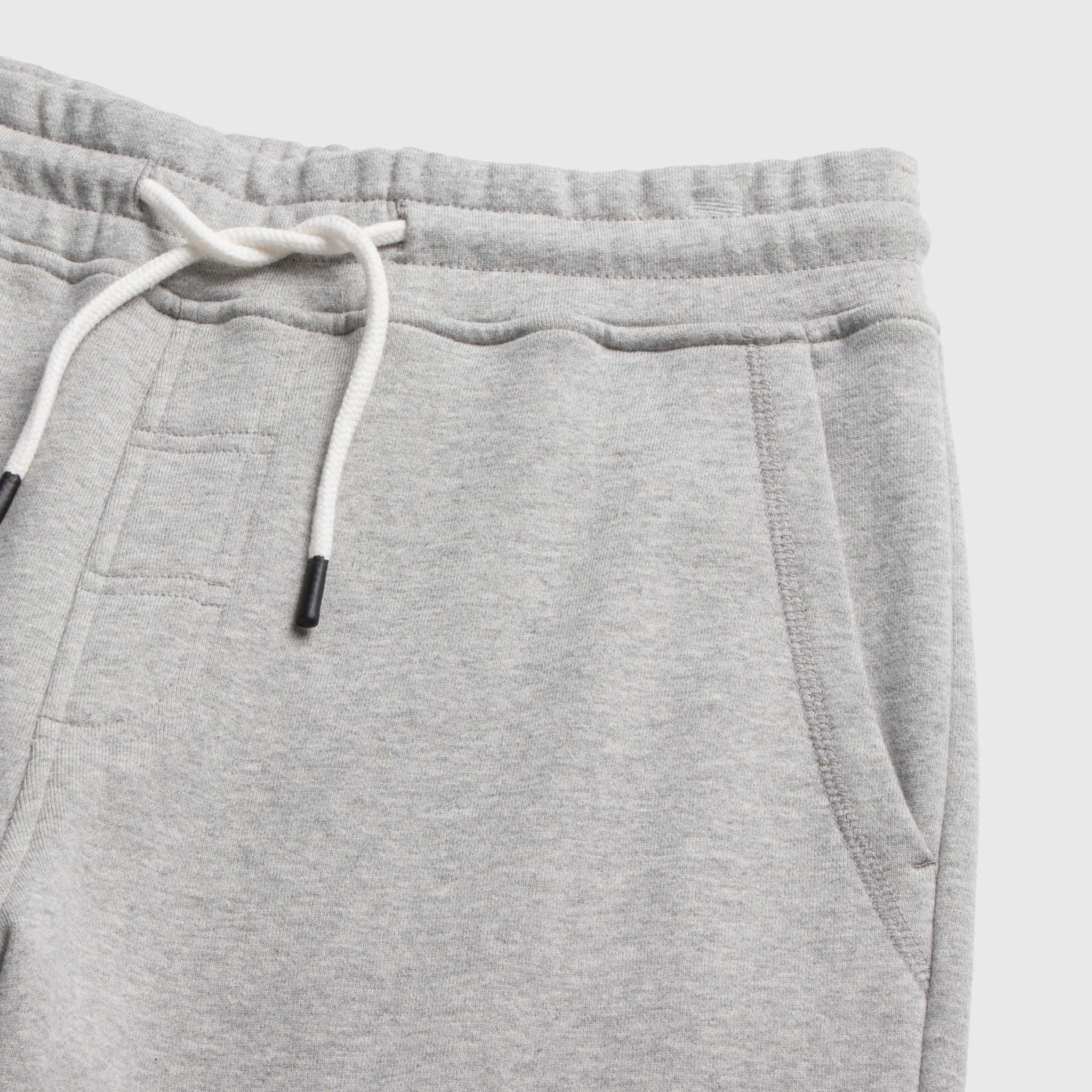 Dune Drawstring Terry Jogger - Heather Grey - WonderingCloth