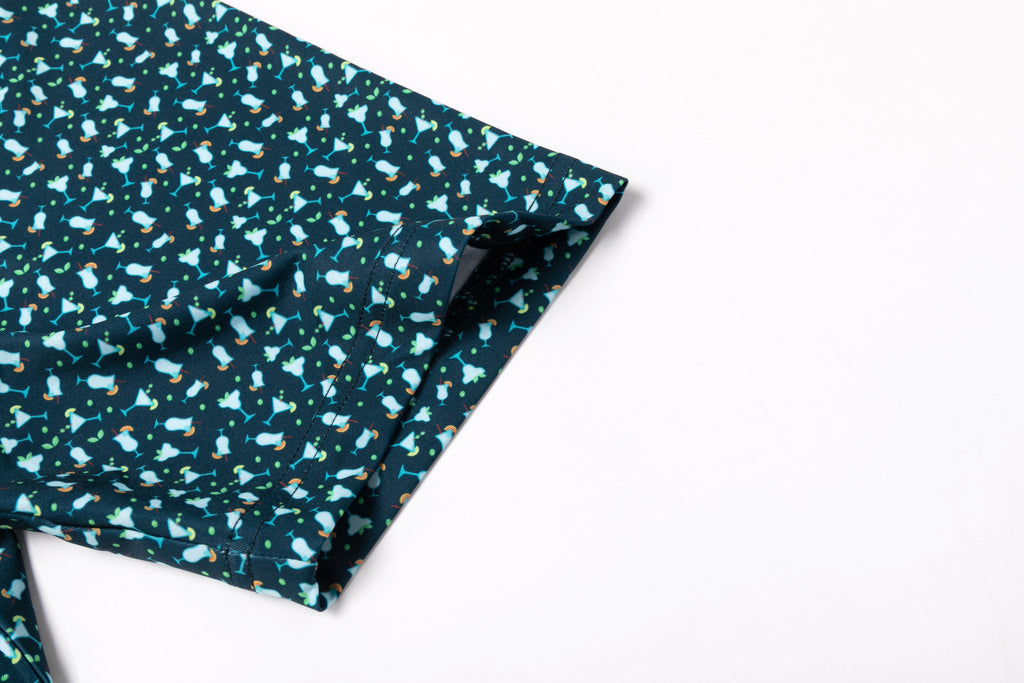 Cocktail Hour Men's Polo - WonderingCloth