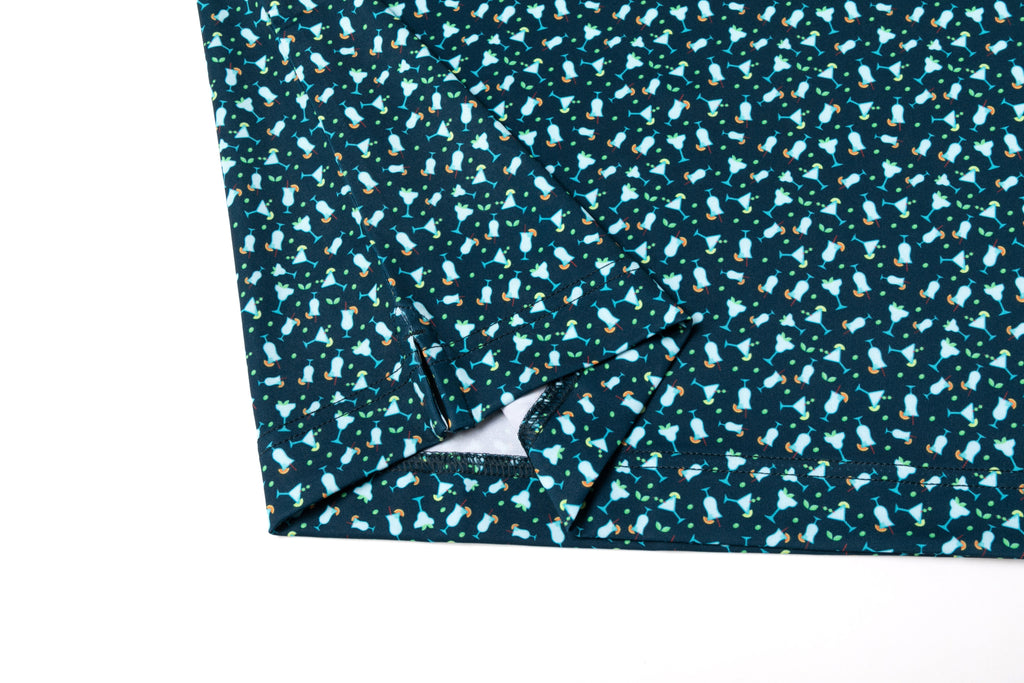 Cocktail Hour Men's Polo - WonderingCloth