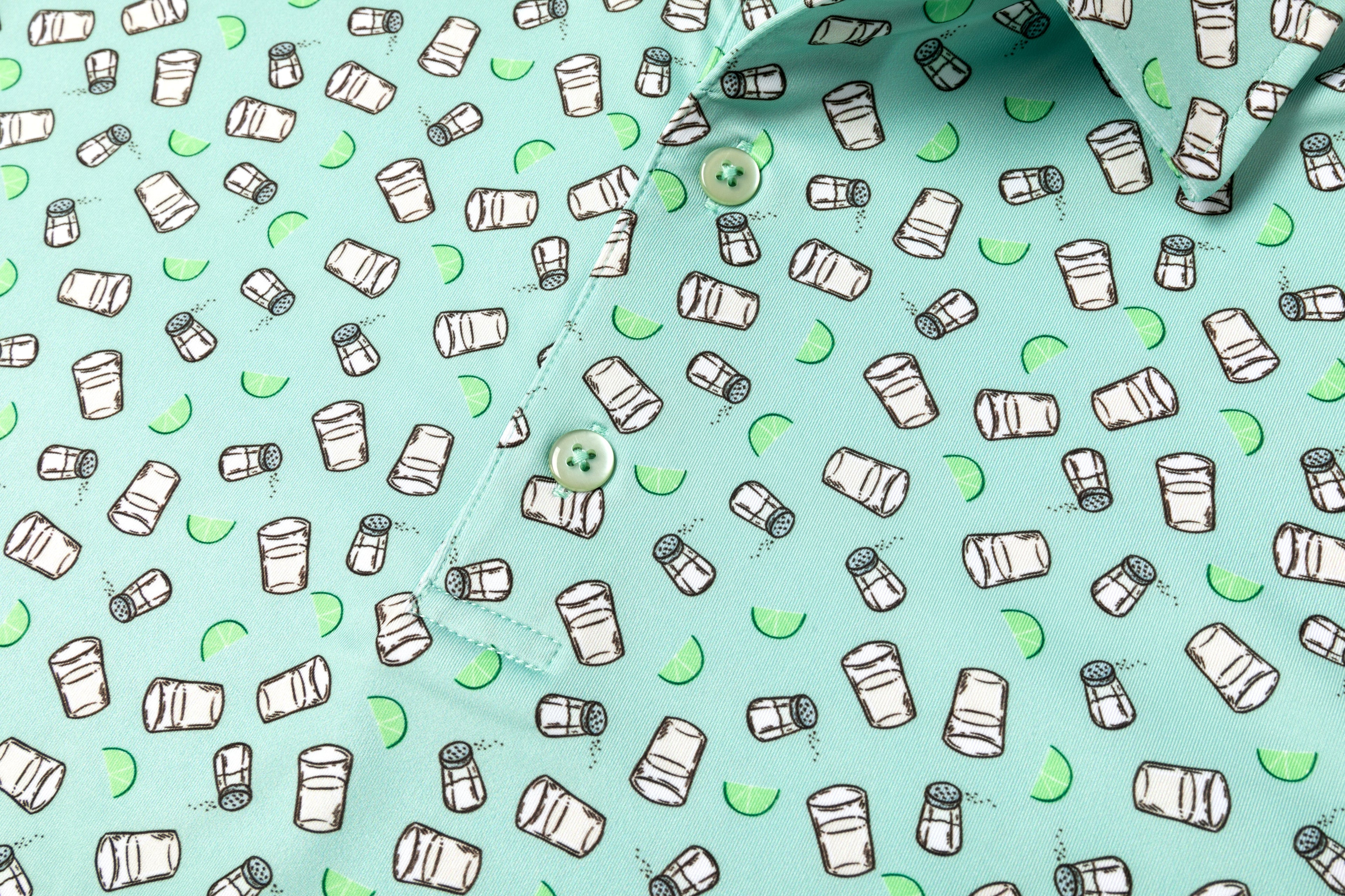 Tequila Shots Men's Polo - WonderingCloth