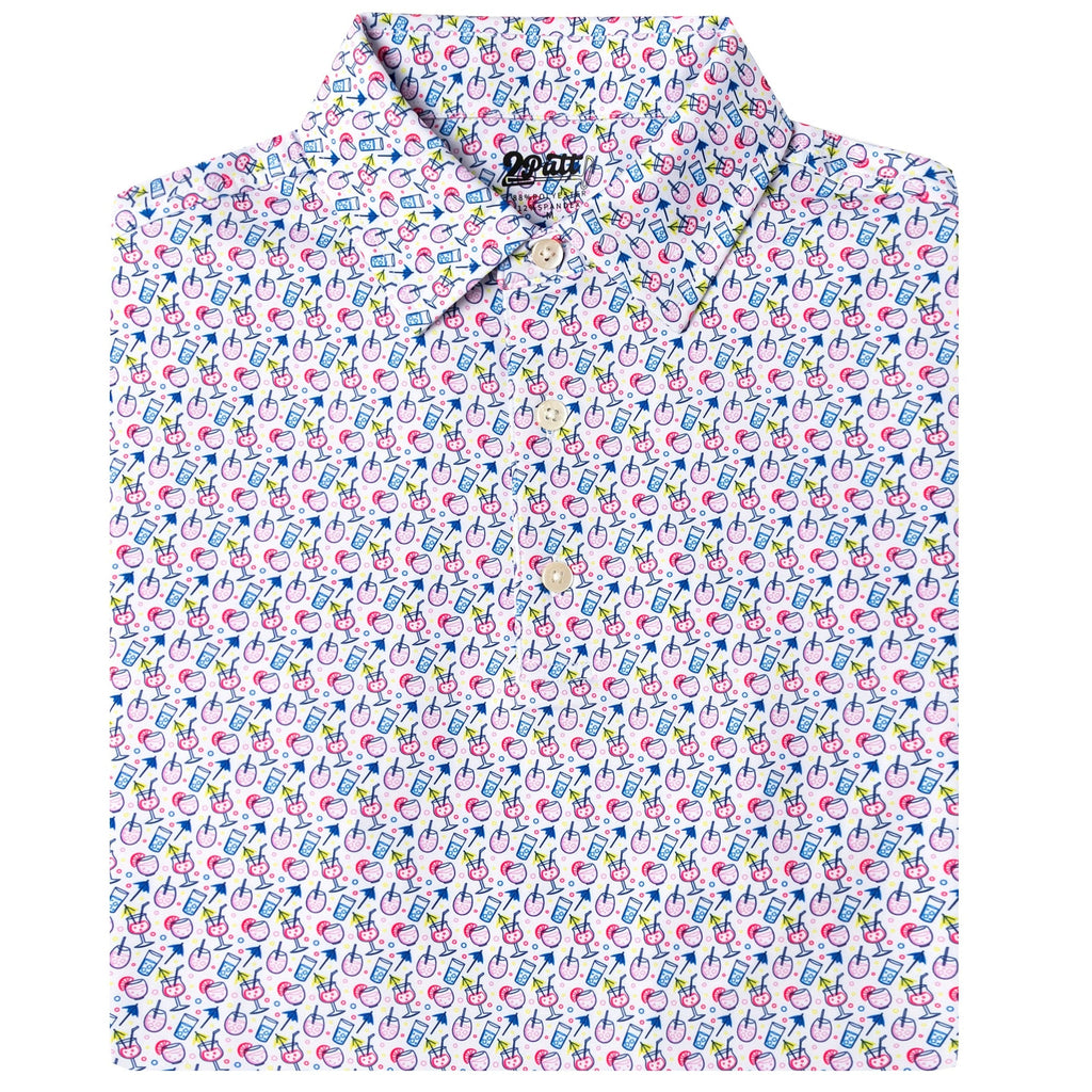It's 5 O'clock Somewhere Men's Polo - WonderingCloth