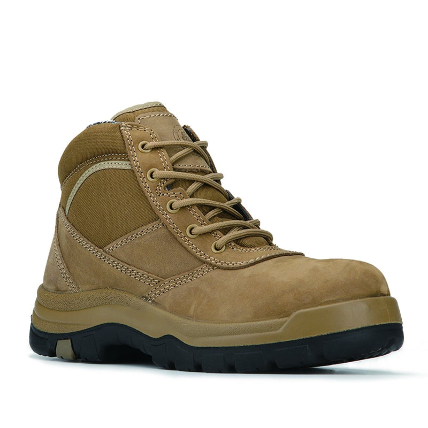 ROCKROOSTER Cortez Brown 6 Inch Steel Toe Leather Work Boots AK250 - WonderingCloth
