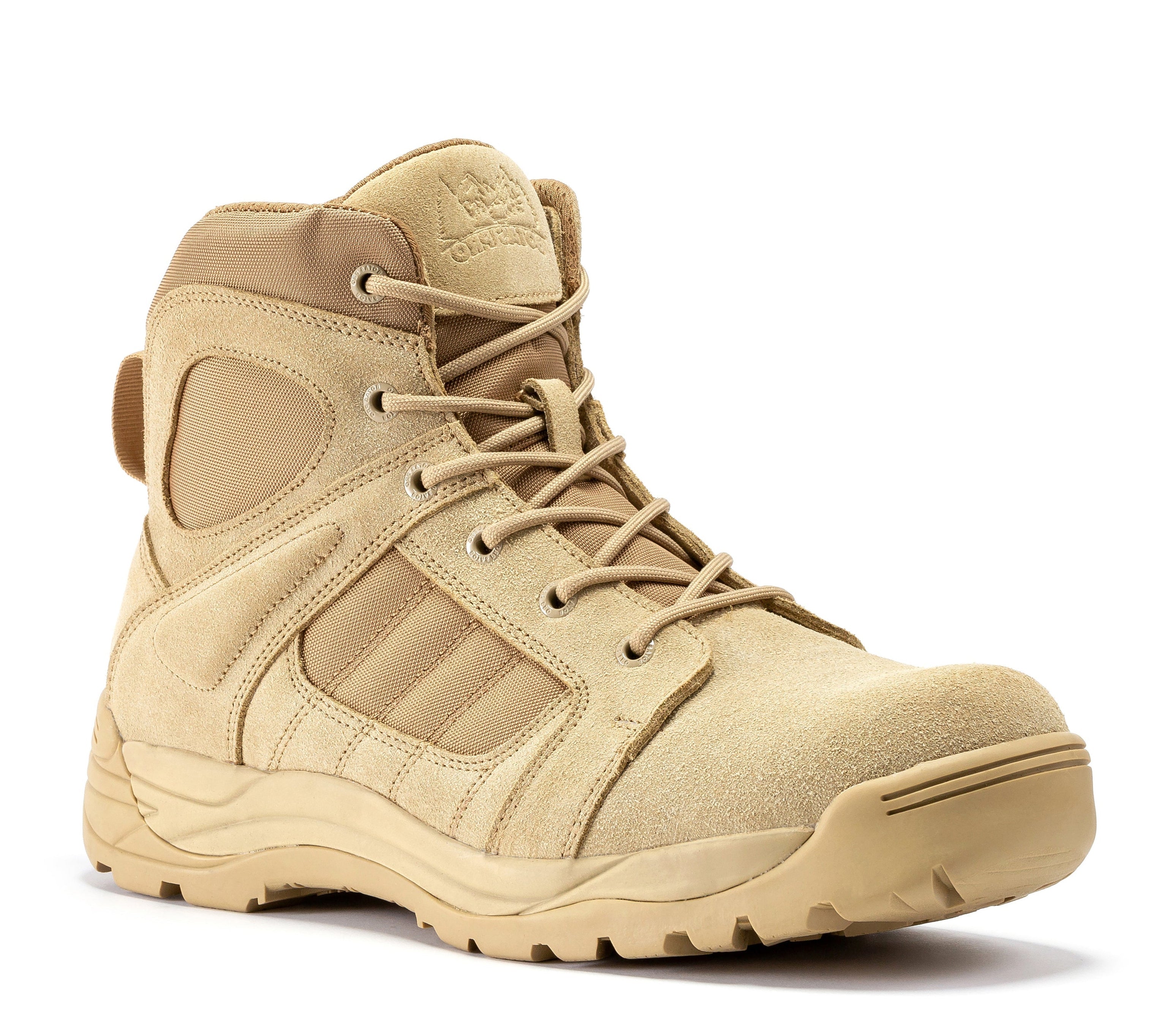 Botas Pro Sand Men's 6 inch Side Zipper Rubber Sole Tactical Boots BMP110 - WonderingCloth
