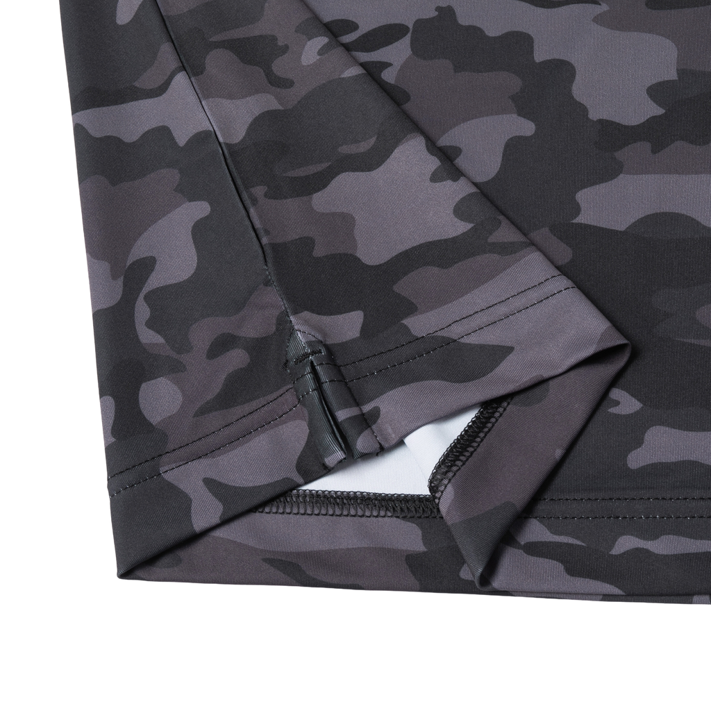Black Camo Men's Polo - WonderingCloth