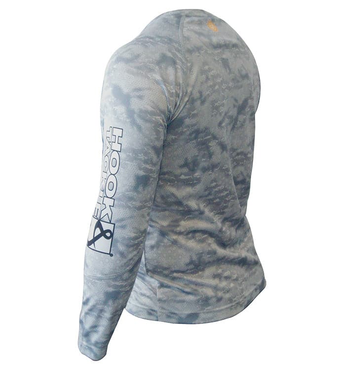 Youth Fish Fractal UV Fishing Shirt (8-20) - WonderingCloth