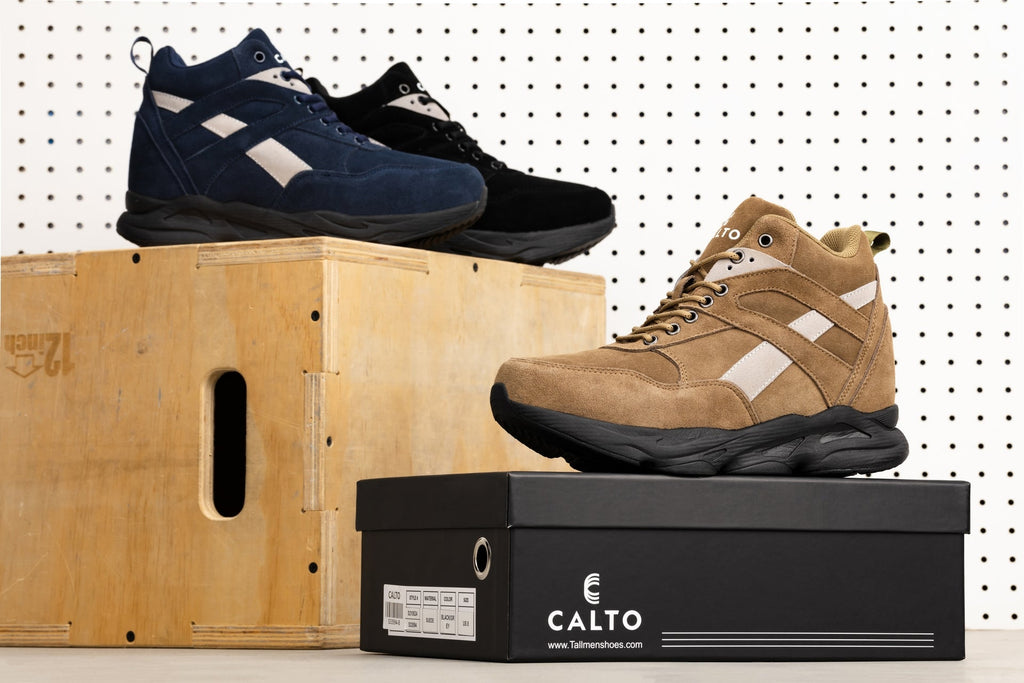 CALTO - S33596 - 4 Inches Taller (Olive Green) - Sneakers - WonderingCloth