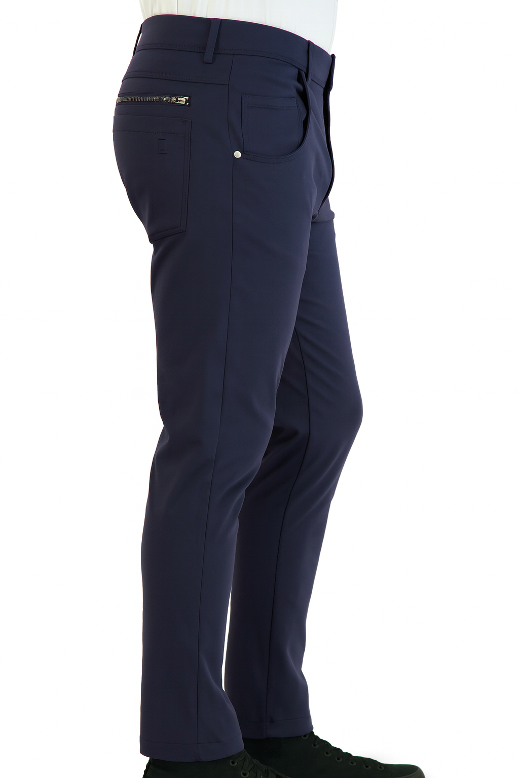 NEW & UPDATED Super - Stretch Men's Chinos //Casual// Navy - Performance Collection - WonderingCloth