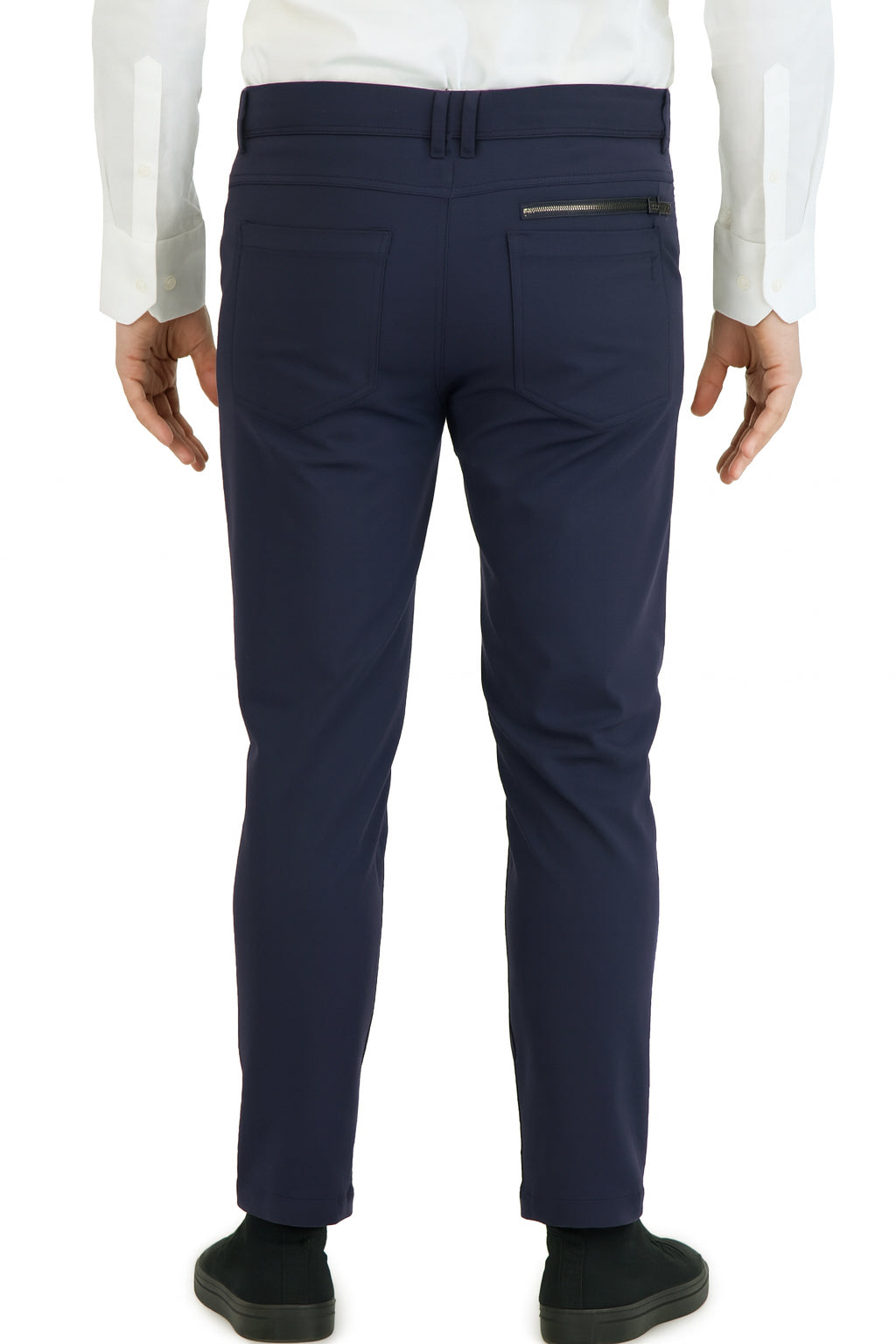 NEW & UPDATED Super - Stretch Men's Chinos //Casual// Navy - Performance Collection - WonderingCloth