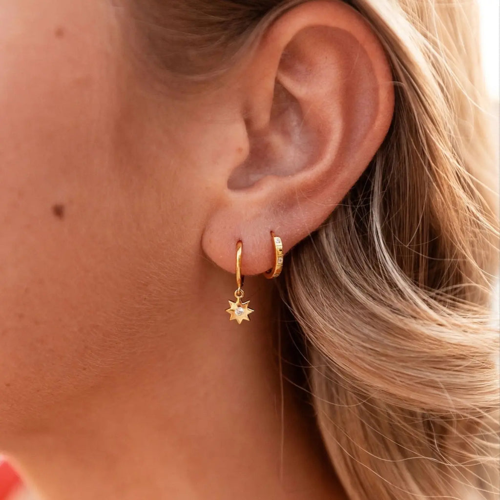 Sunburst Hoops - WonderingCloth