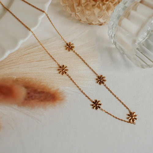 Anna Floral Necklace - WonderingCloth