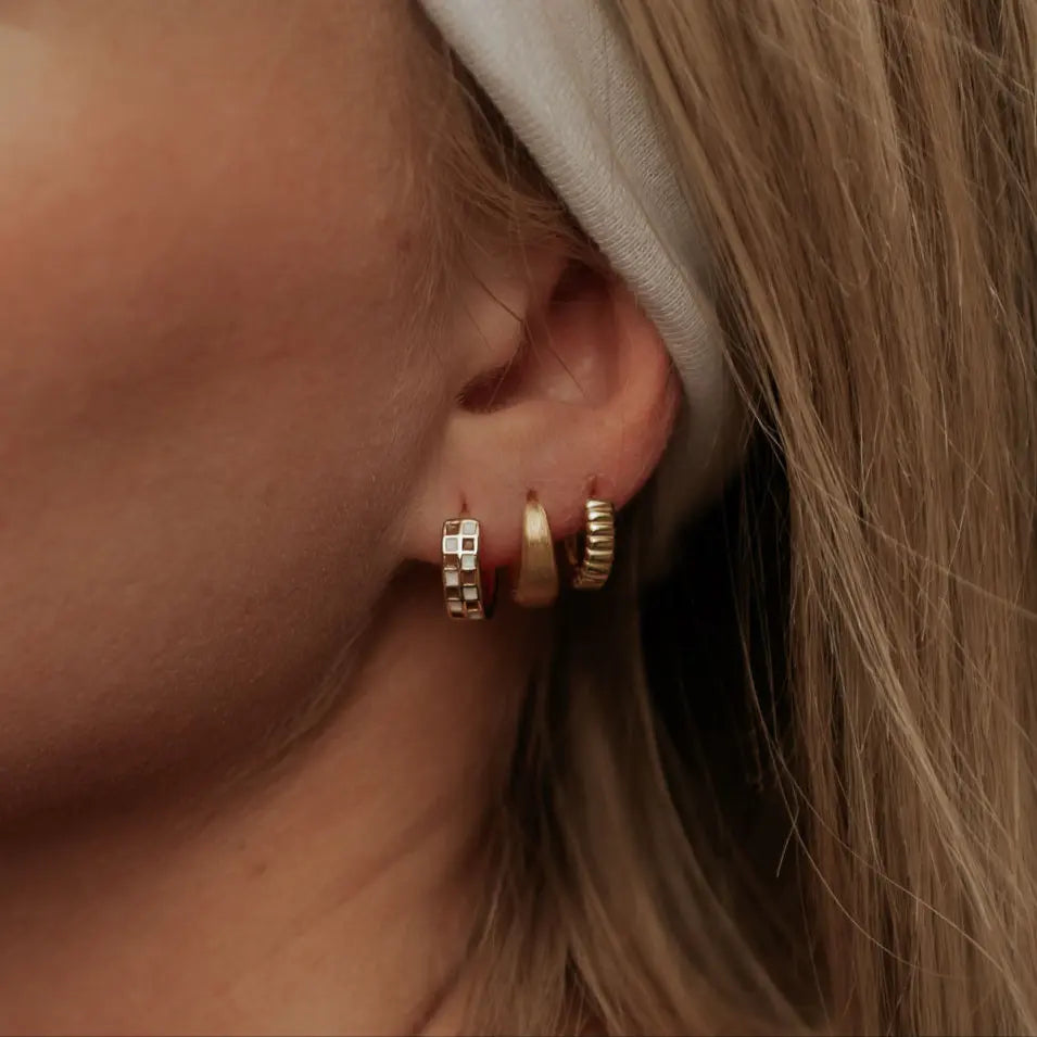 Rue Brushed Hoops - WonderingCloth