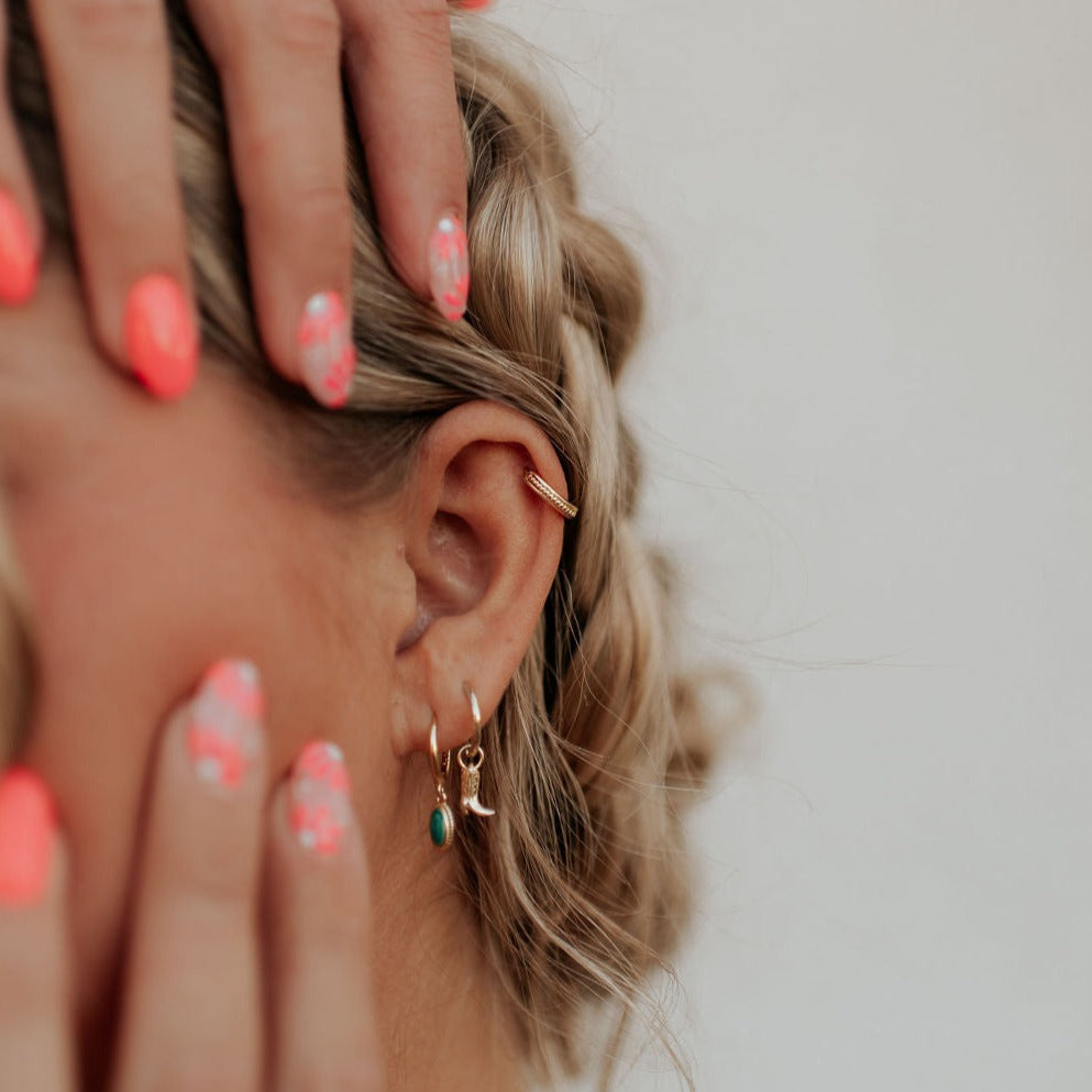 Jolene Braided Rope Hoops - WonderingCloth