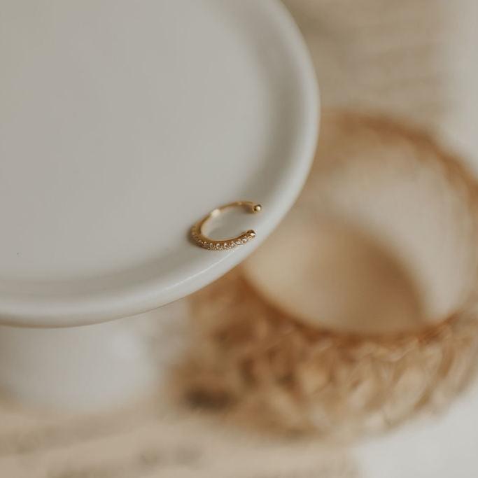 Jane Diamond Ear Cuff - WonderingCloth