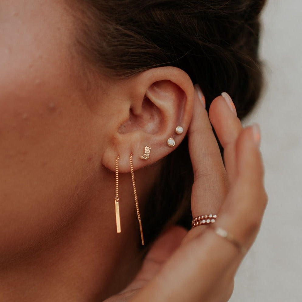 Betty Opal Studs - WonderingCloth