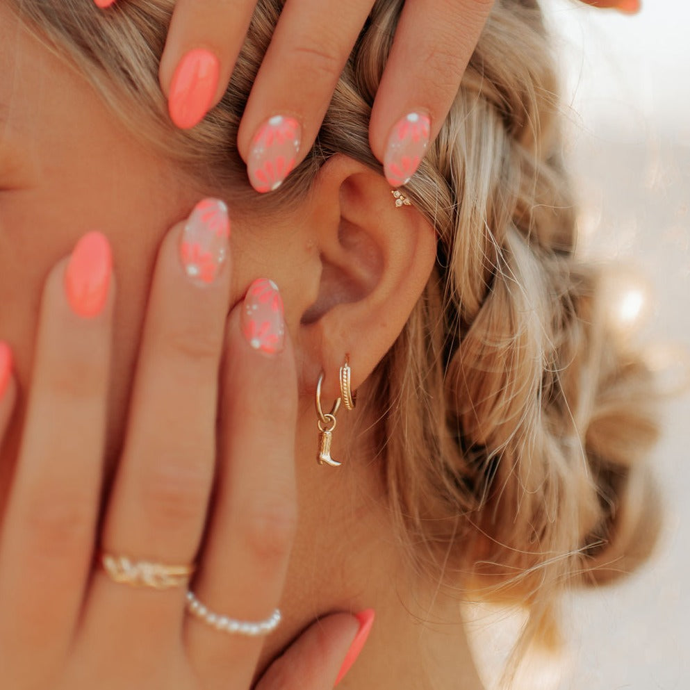 Jolene Braided Rope Hoops - WonderingCloth