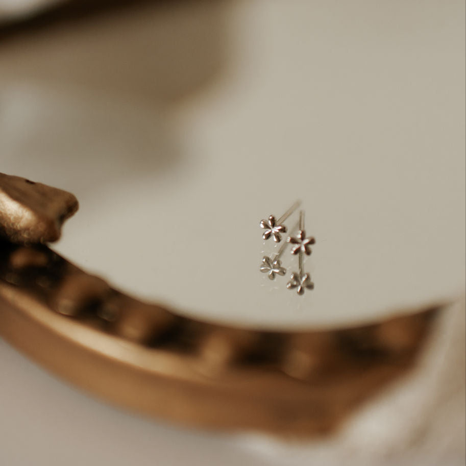 Blossom Mini Studs - WonderingCloth