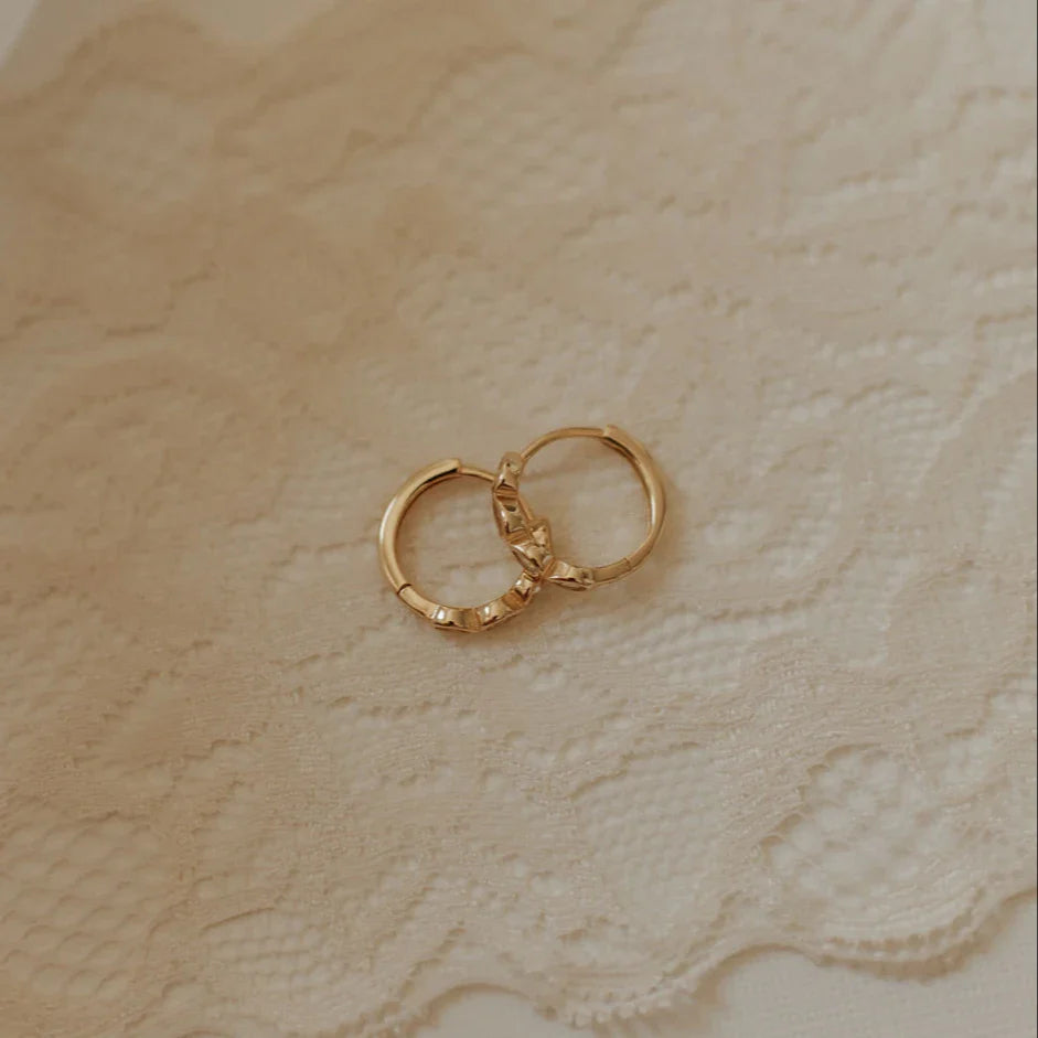May Raindrop Hoops - WonderingCloth
