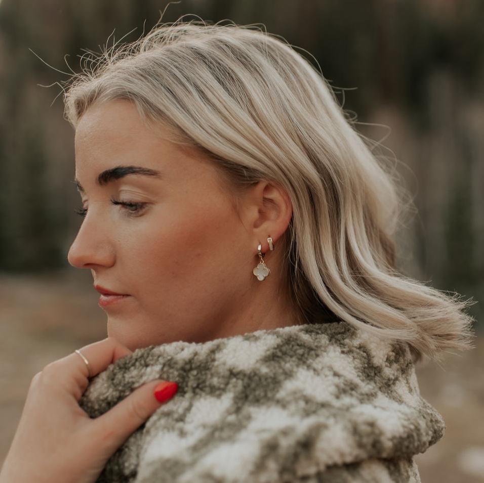 Ruth Pearl Hoops - WonderingCloth