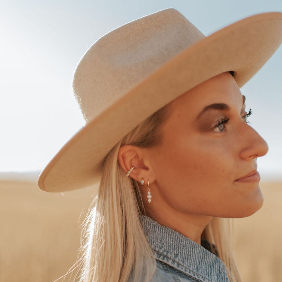 Catalina Pearl Earrings - WonderingCloth