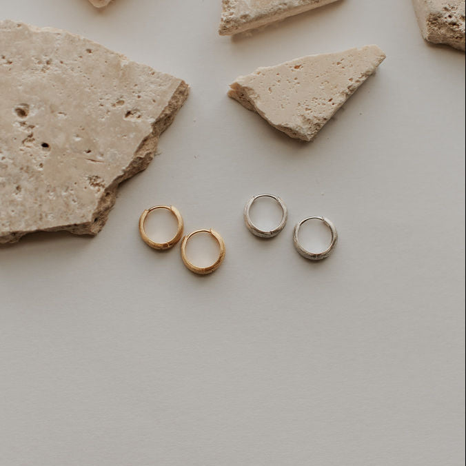 Rue Brushed Hoops - WonderingCloth
