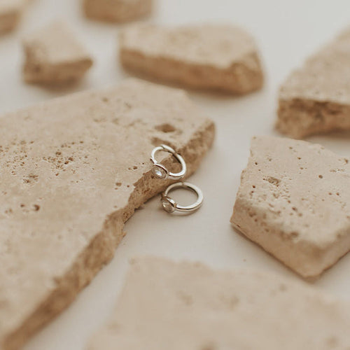Aspen Diamond Hoops - WonderingCloth