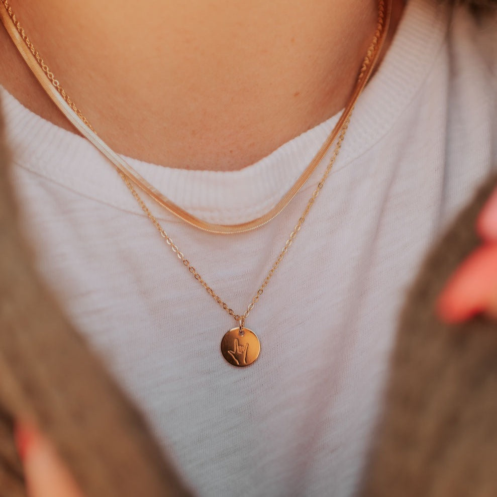 I Love You Necklace - WonderingCloth