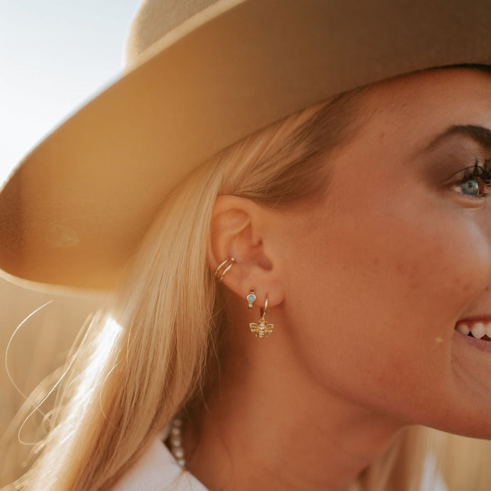 Honey Bee Hoops - WonderingCloth