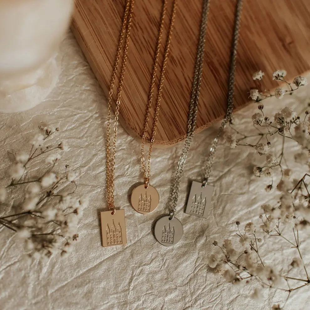Salt Lake Temple Necklace - WonderingCloth