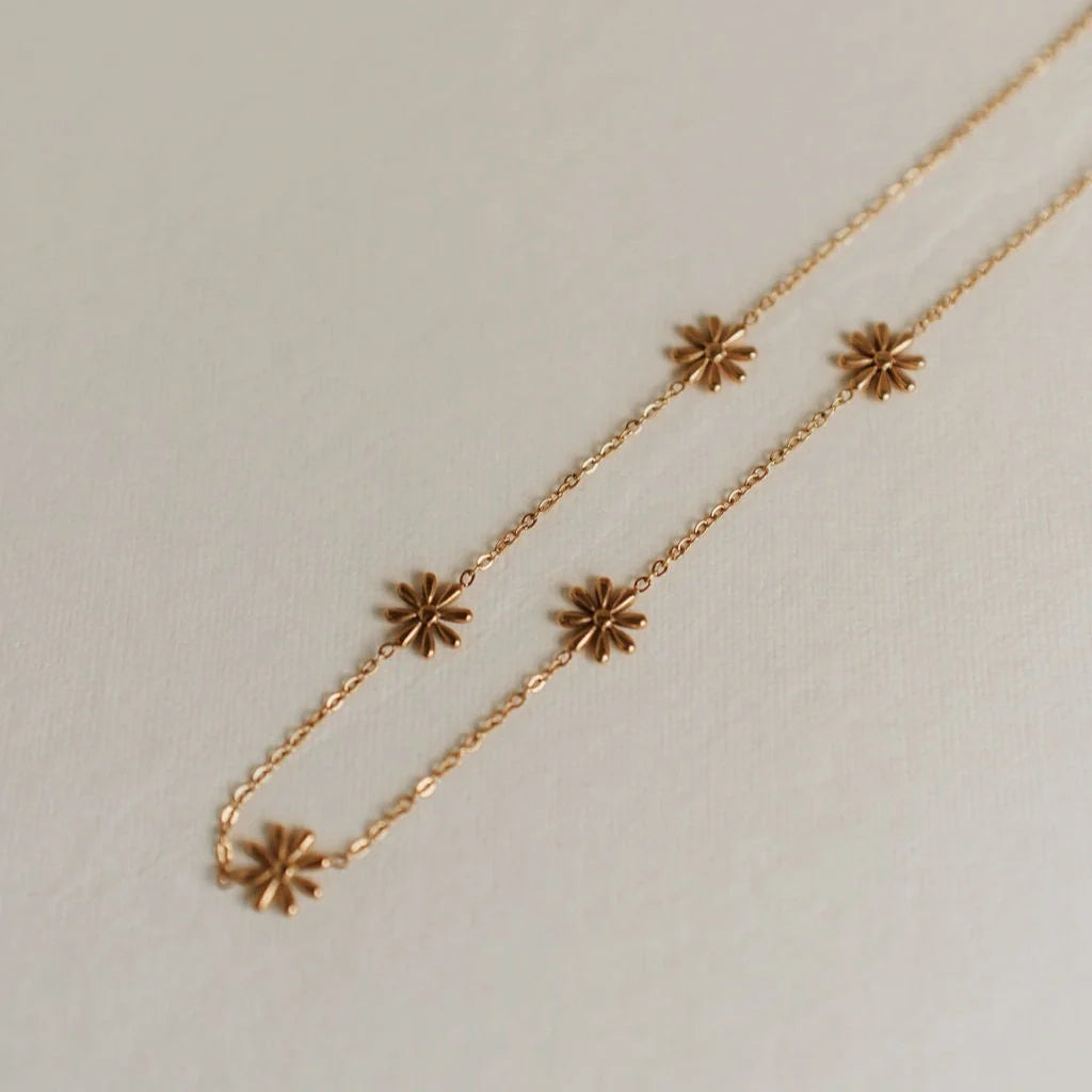 Anna Floral Necklace - WonderingCloth