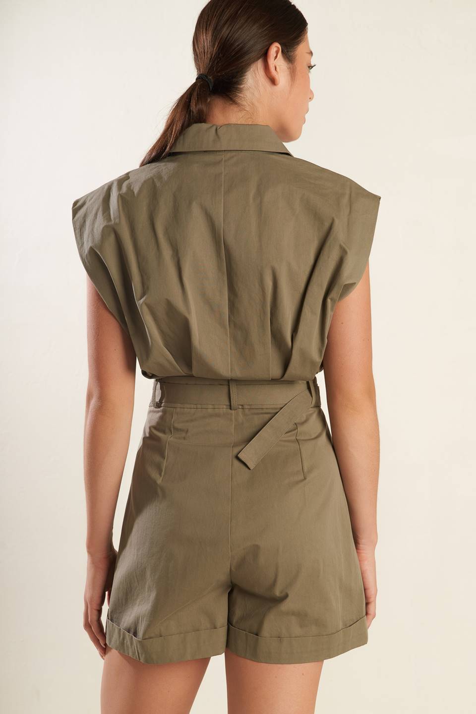HEART OF A WOMAN WOVEN ROMPER - WonderingCloth