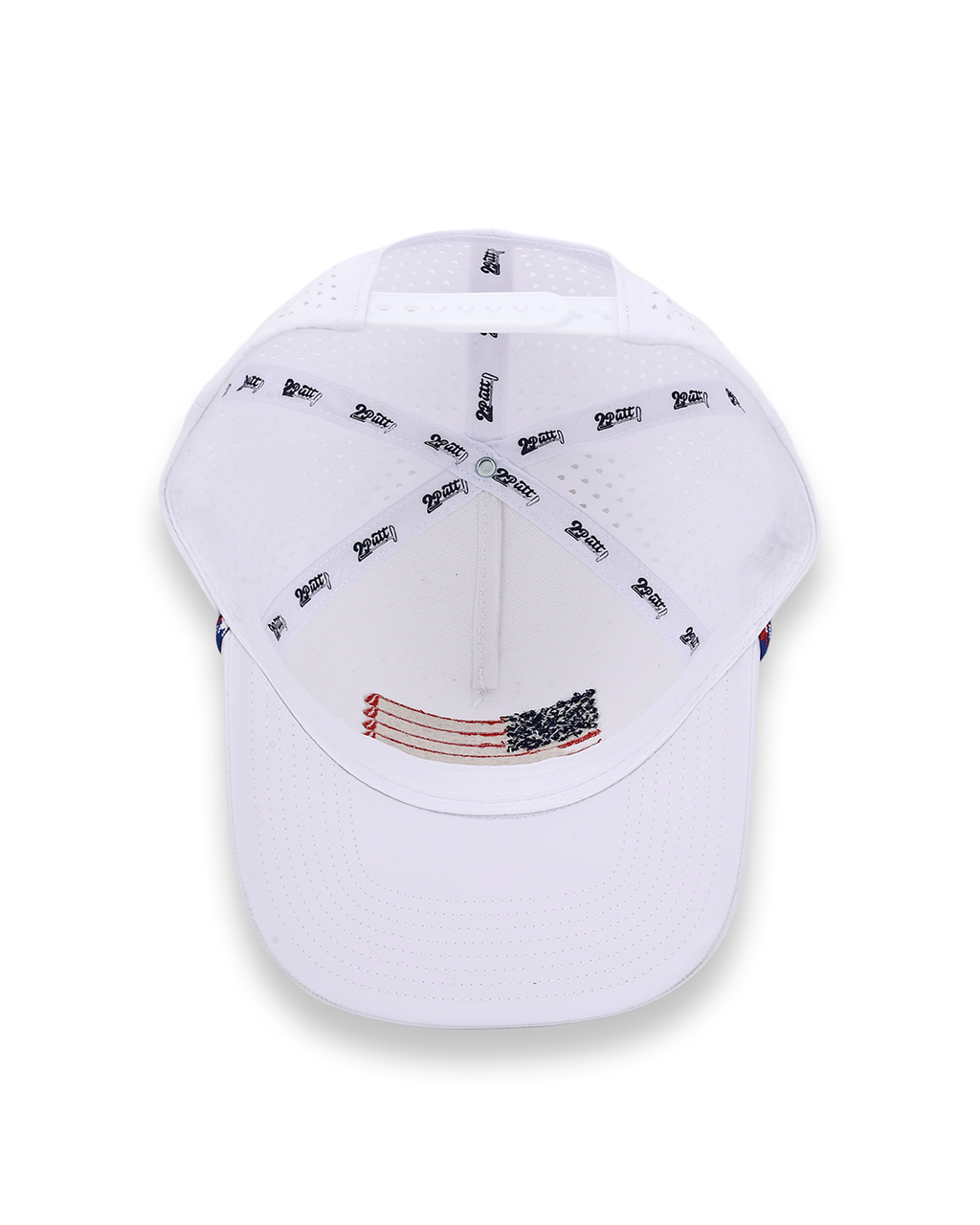 American Flag Rope Flat Bill Hat - WonderingCloth