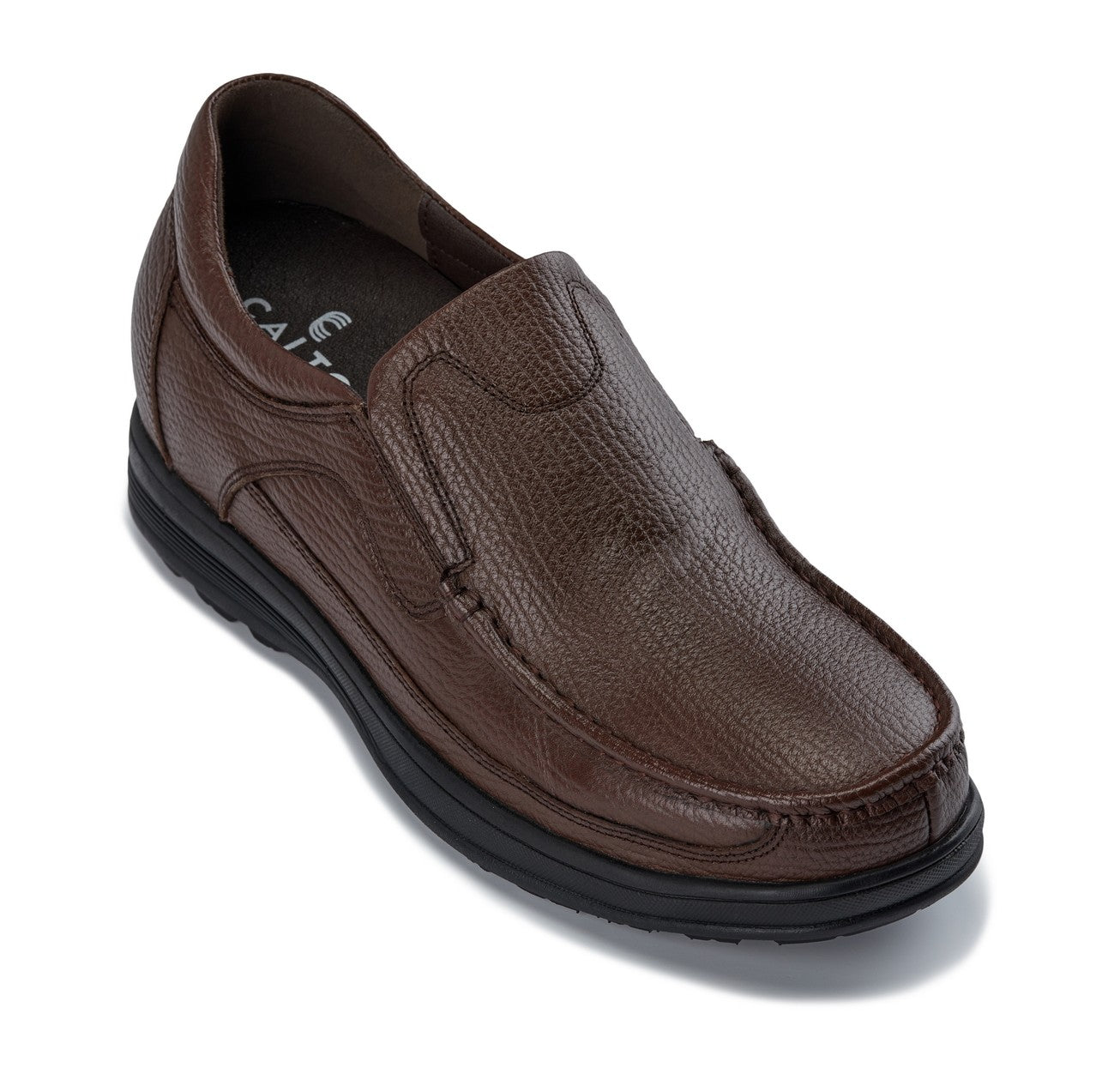 CALTO - G1827 - 3 Inches Taller (Brown) - Lightweight - WonderingCloth